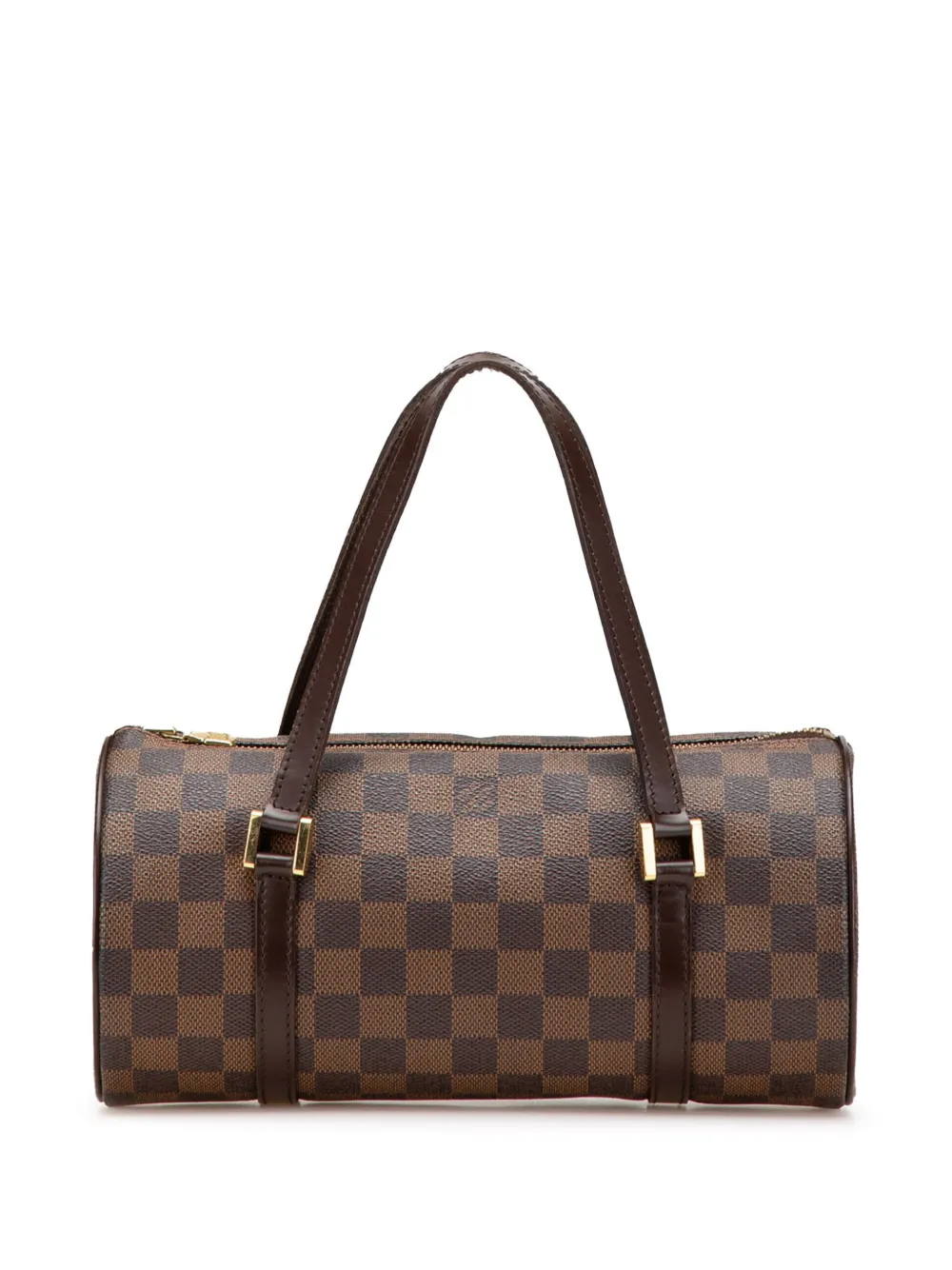 Louis Vuitton Pre-Owned 2003 ダミエ エベヌ パピヨン 26 ハンドバッグ - ブラウン Louis Vuitton Pre-Owned 2003 ダミエ エベヌ パピヨン 26 ハンドバッグ - ブラウン