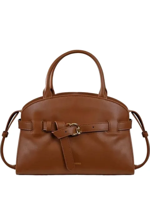 Coccinelle belt-buckle leather shoulder bag