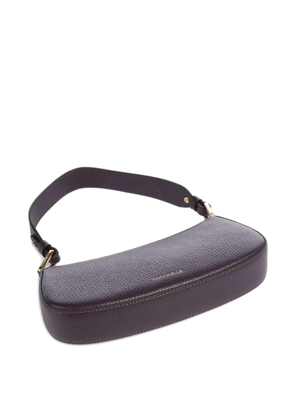 Coccinelle Merveille leren schoudertas Paars