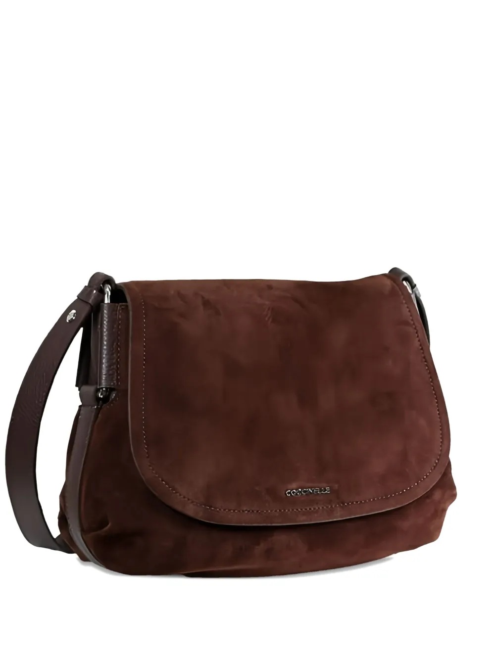 Coccinelle suede satchel bag | Brown | Image 1