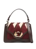 Coccinelle quilted-panel tote bag - Red