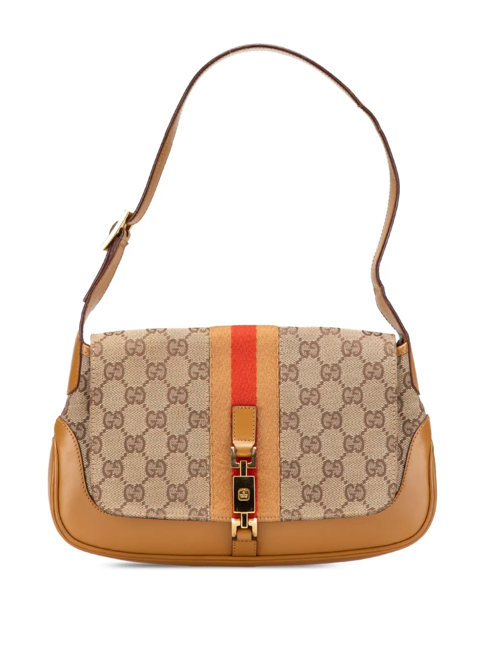 2000-2015 GG Canvas Web Jackie O Flap shoulder bag