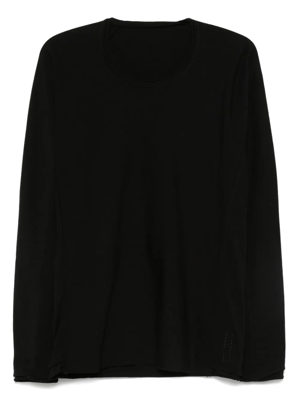 Layer Zero long-sleeve cotton T-shirt | Black | Image 1