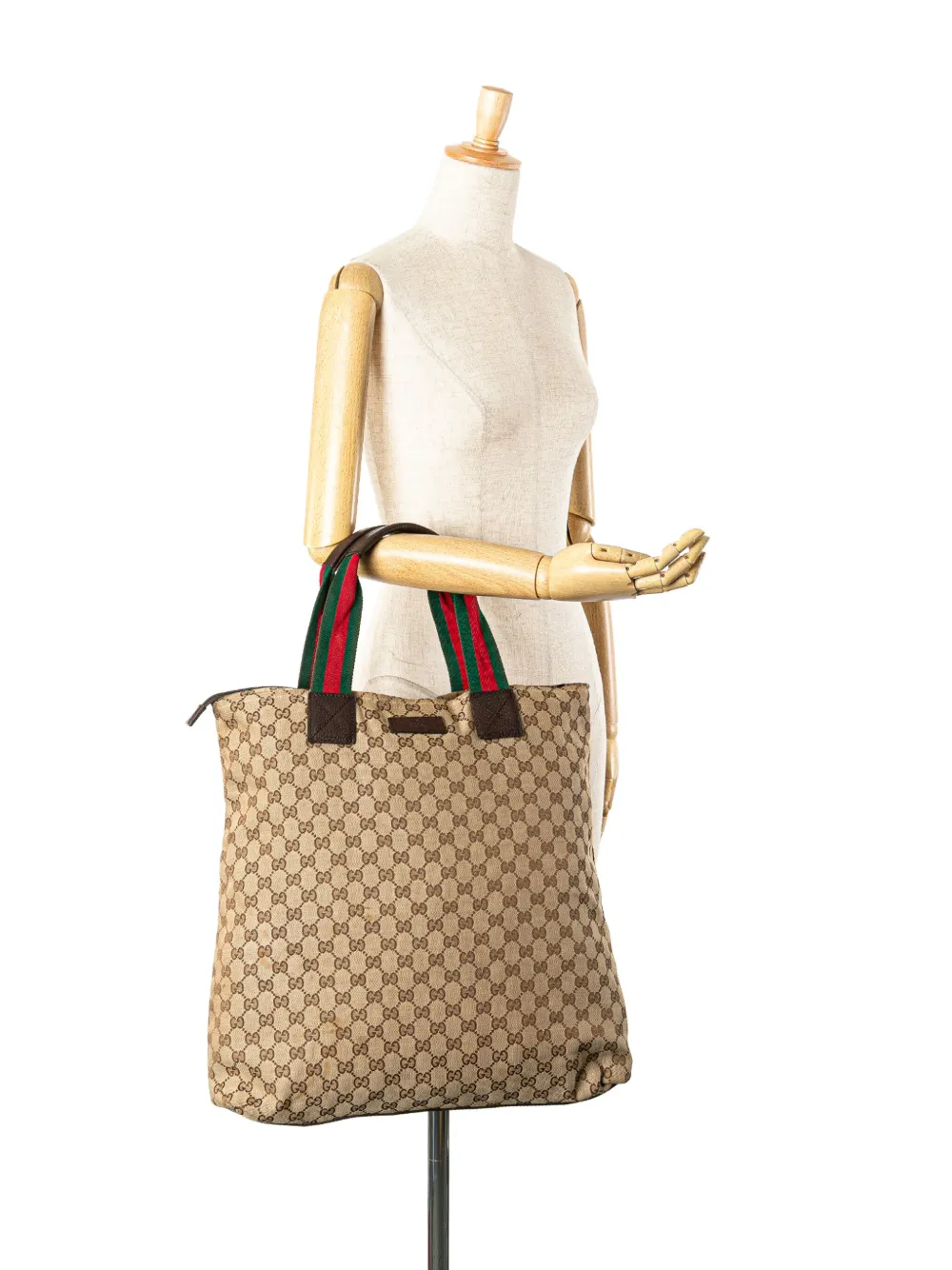 Gucci Pre-Owned 2016-2025 GG Canvas Web tote bag | Pre-Owned | Image 2