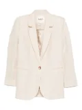Ba&Sh Poy pinstripe single-breasted blazer - Neutrals