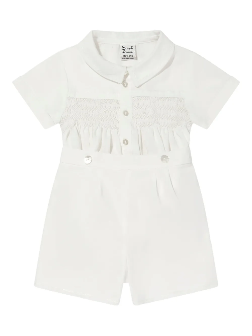 Sarah Louise Conjunto 2 peças com pregas | Branco | Image 1