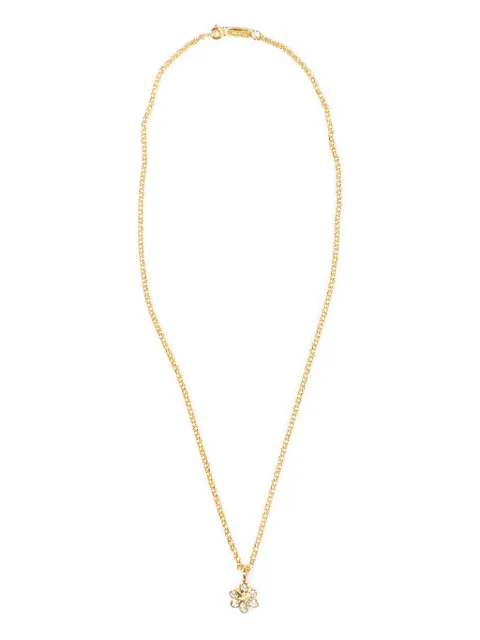 NDO LAB collar de cadena con detalles florales