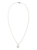 NDO LAB flower-embellished chain necklace - Silver