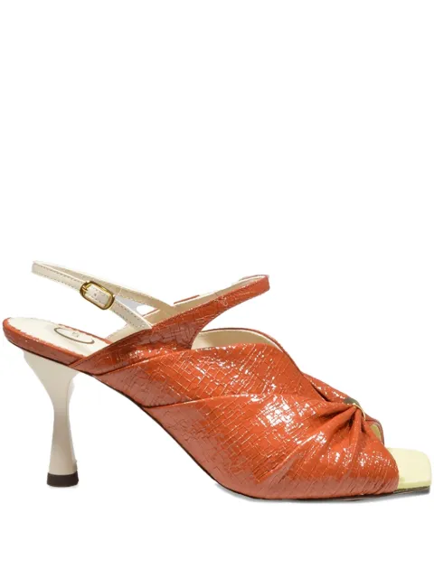 C LOVE 85mm pleated sandals