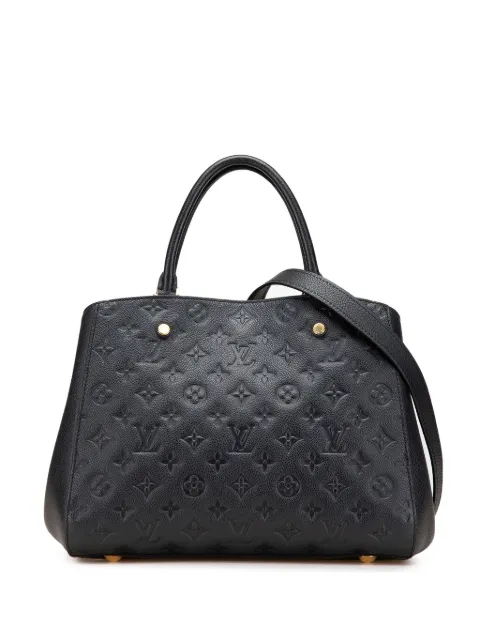 Louis Vuitton Pre-Owned 2014 Monogram Empreinte Montaigne MM Satchel-Tasche