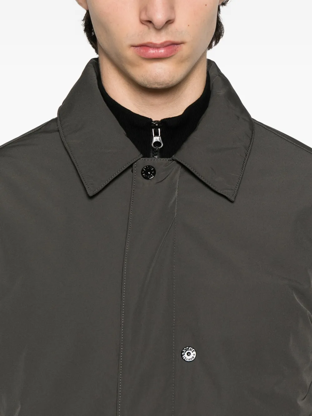 Stone Island Wollen jas Groen
