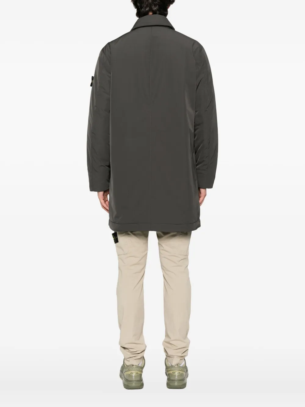 Stone Island Wollen jas Groen