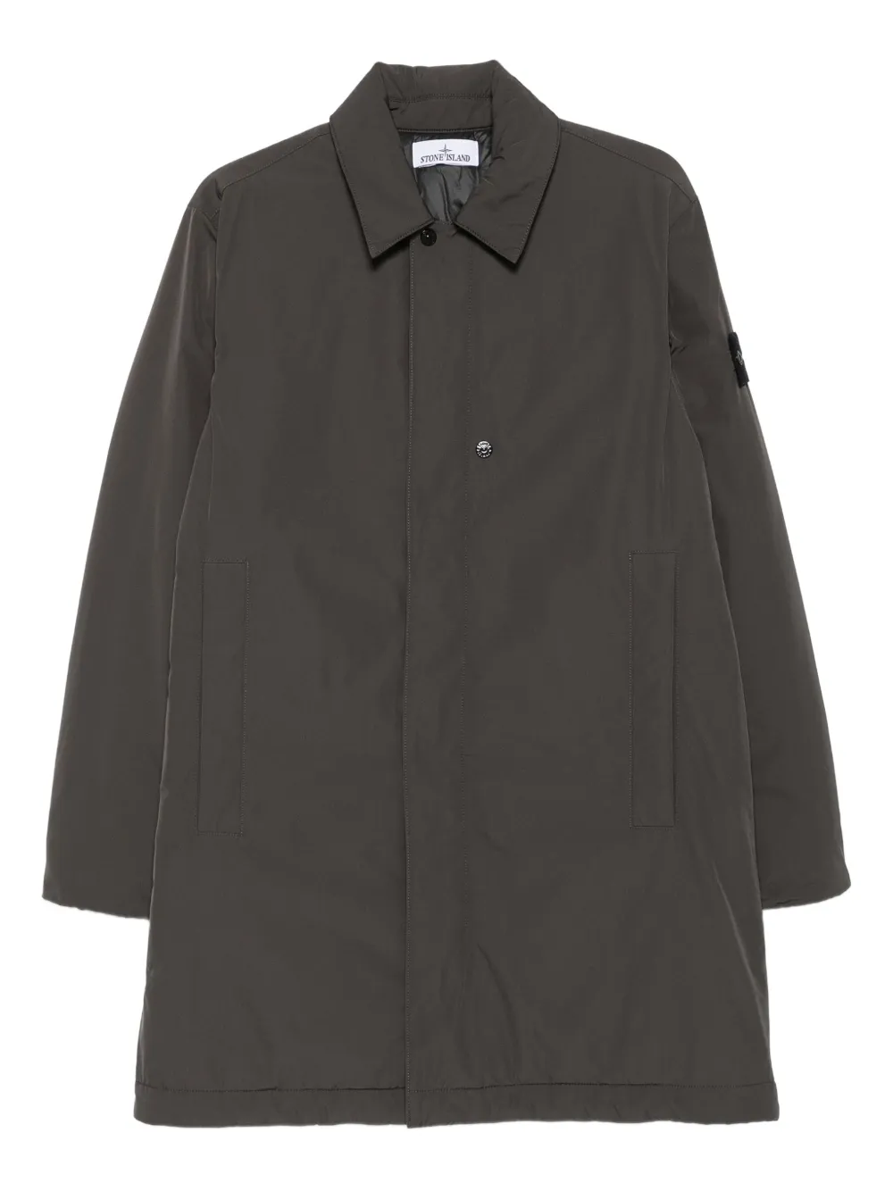 Stone Island Wollen jas Groen