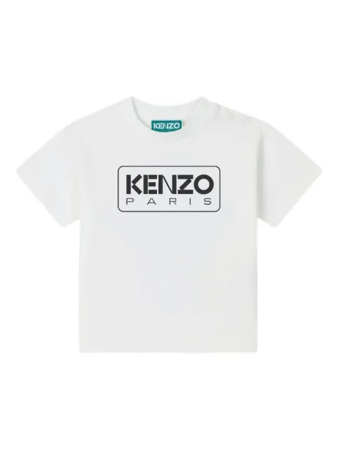Kenzo Kids logo-print cotton T-shirt
