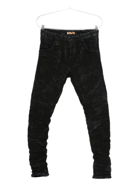 Layer Zero acid-wash trousers