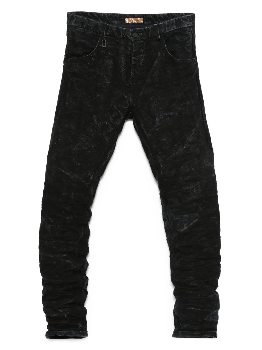 Layer Zero Broek met acid wassing Zwart