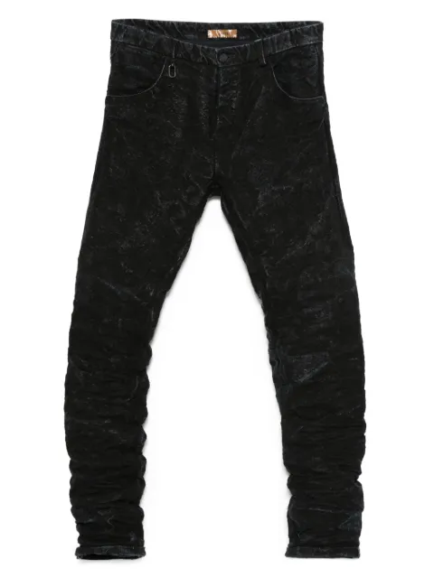 Layer Zero acid-wash trousers