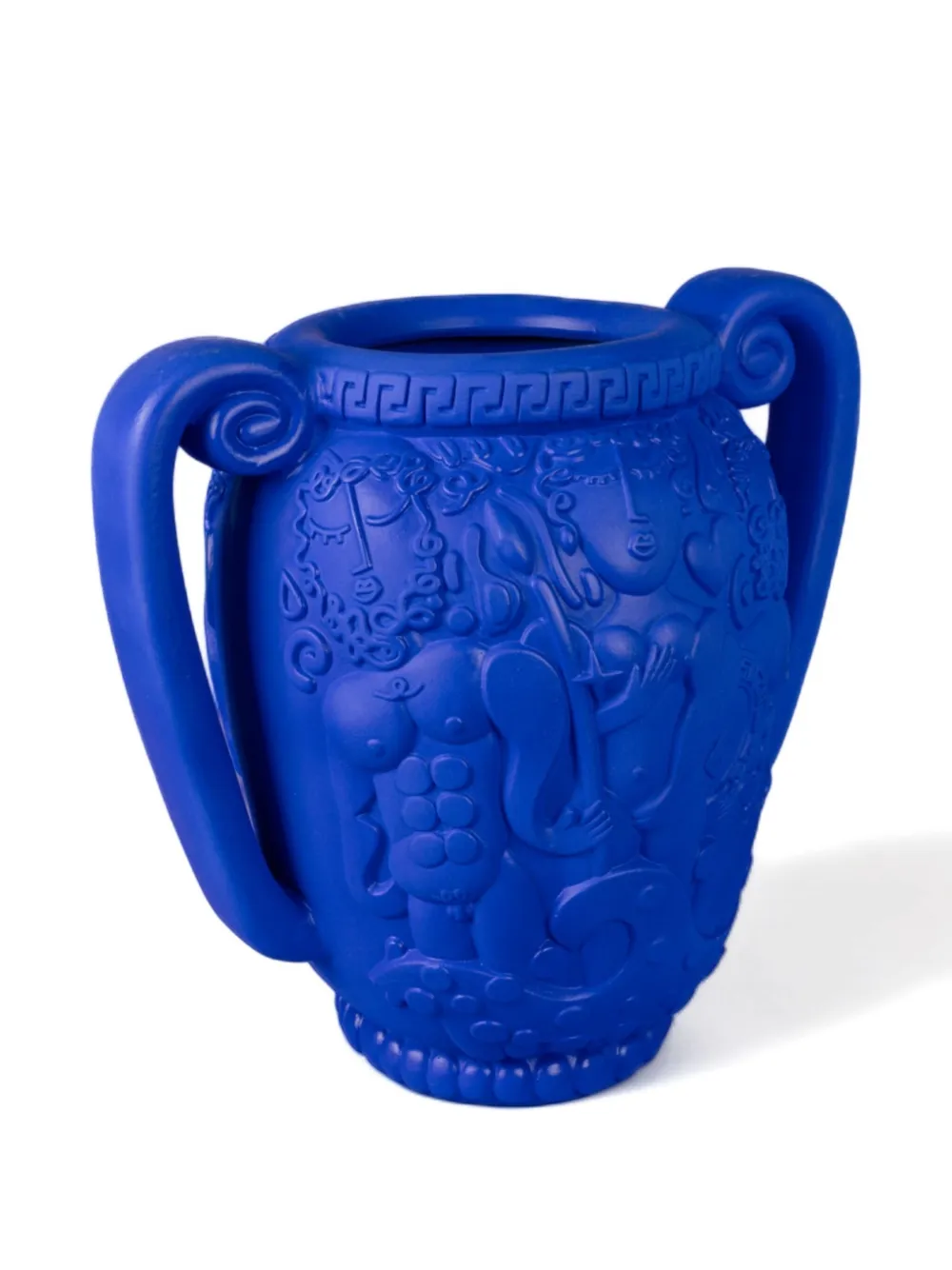 Seletti Amphora vaas met reliëf - Blauw