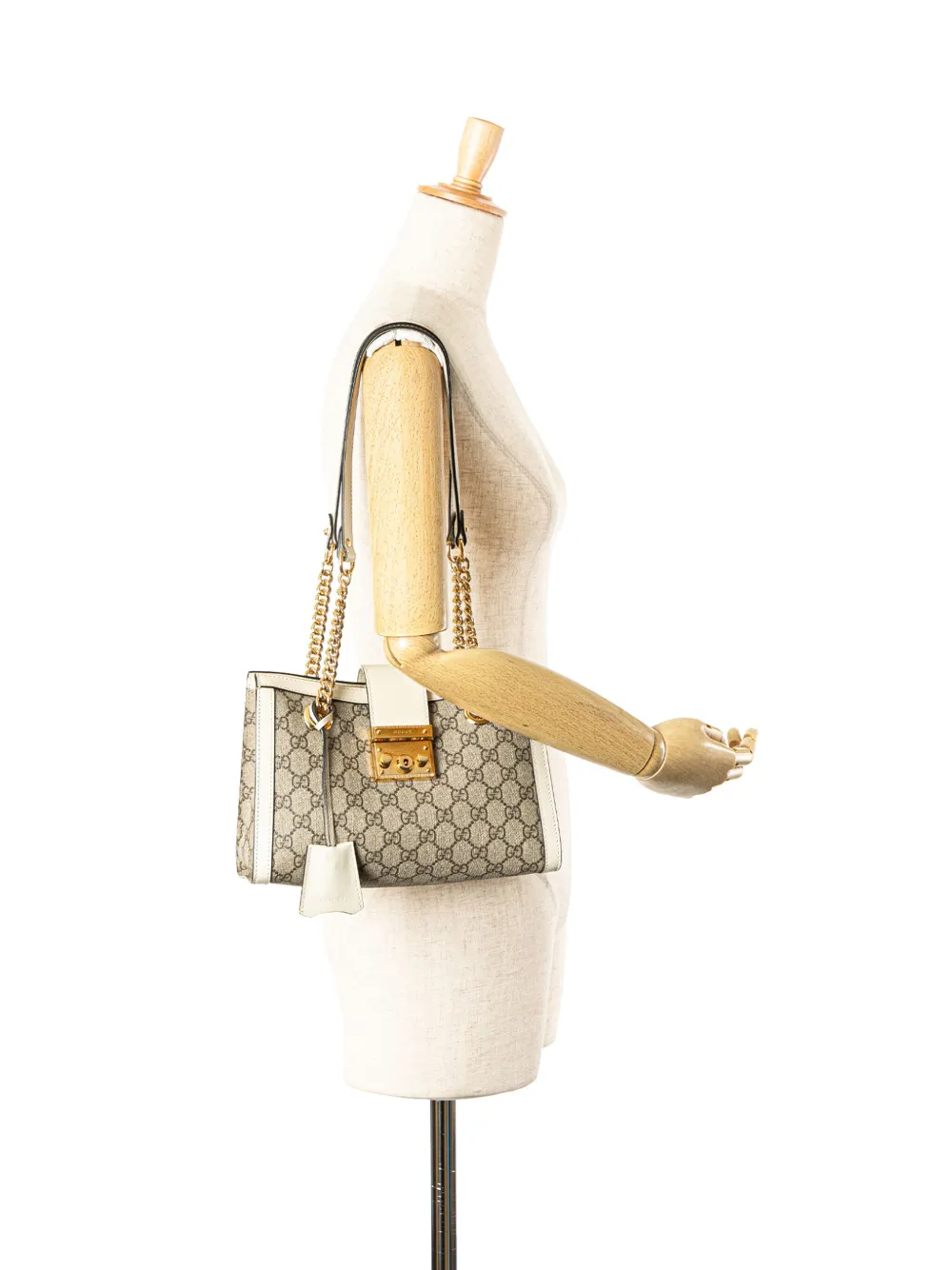 Gucci Pre-Owned 2000-2015 Small GG Supreme Padlock tote bag | Pre-Owned | Image 2