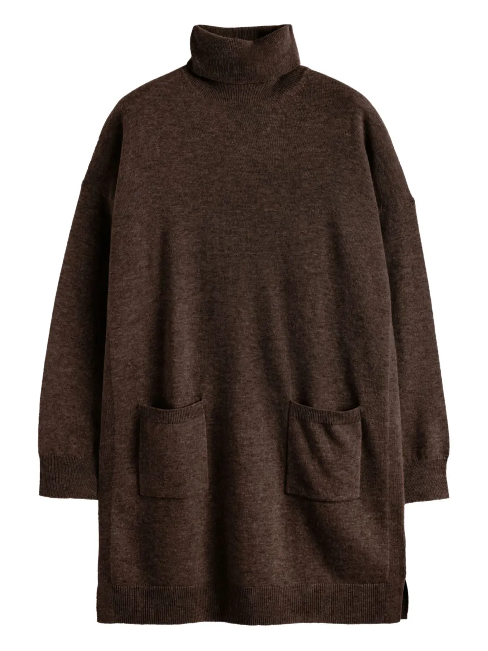 Chinti & Parker Fine-knit Dress In Brown