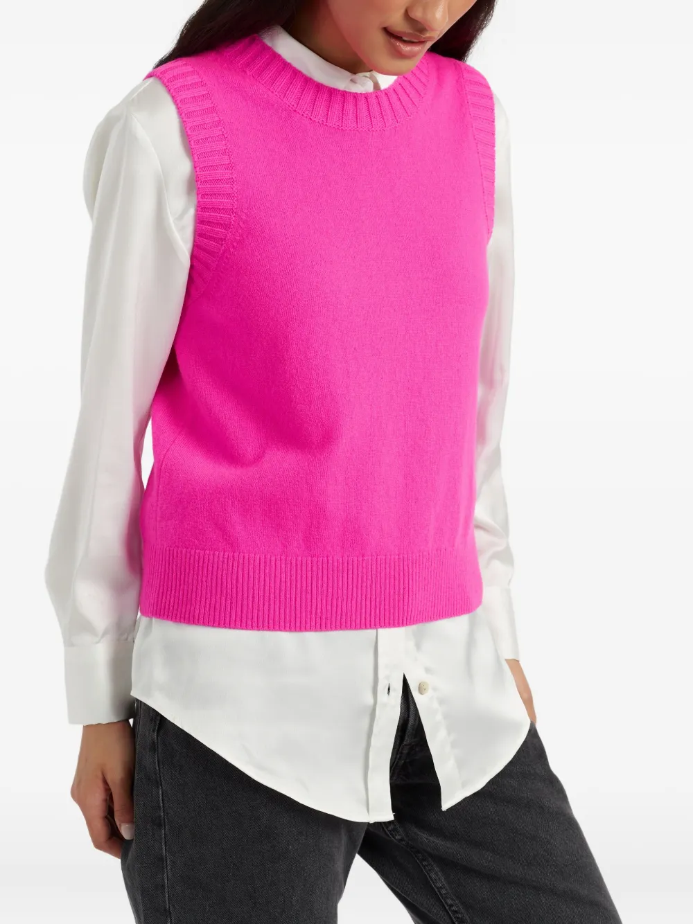 Chinti & Parker Sleeveless Top In Pink