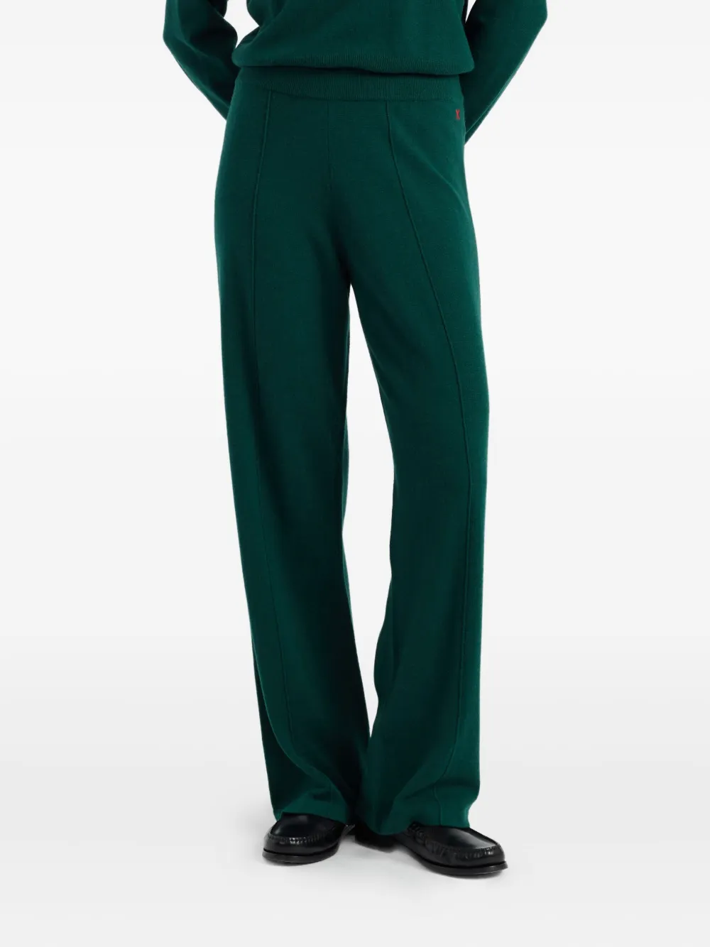 Chinti & Parker Broek met borduurwerk - Groen