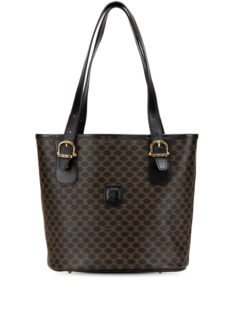 Céline Pre-Owned tote Macadam Coated Canvas 1997 | negro | Image 1