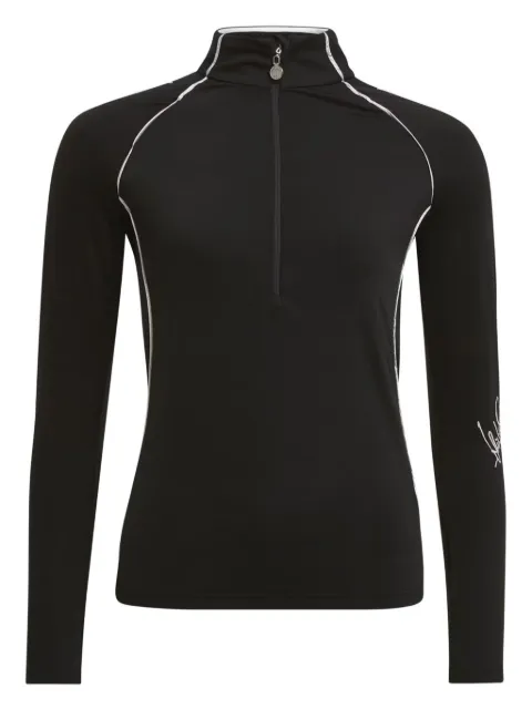 HIGH SOCIETY half-zip top
