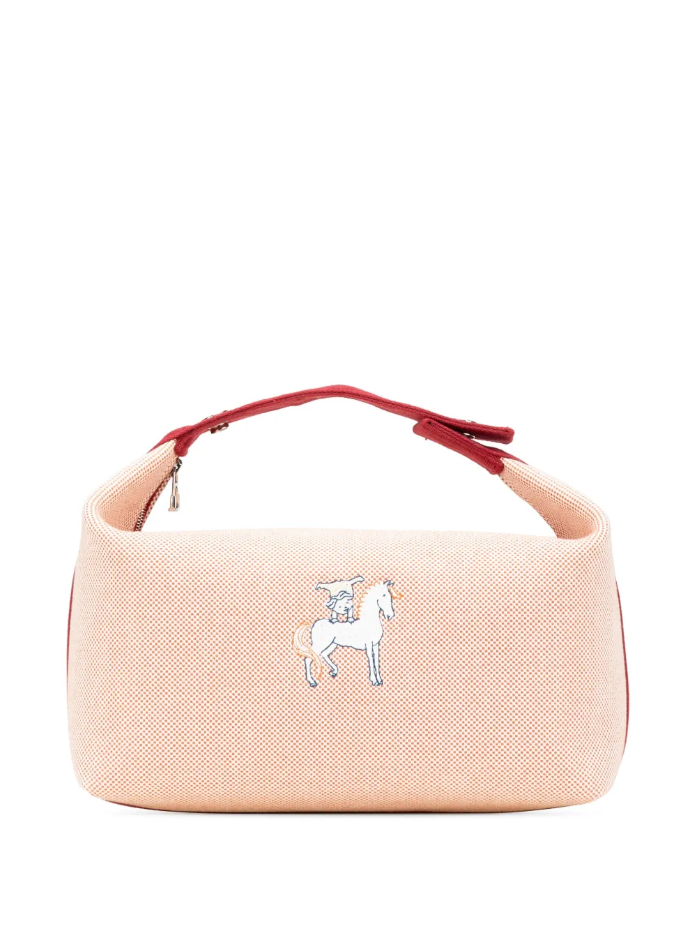 Hermès Pre-Owned 2020-2025 Large Toile Bride A Brac Cabriole Case Hermès Pre-Owned 2020-2025 Large Toile Bride A Brac Cabriole Case