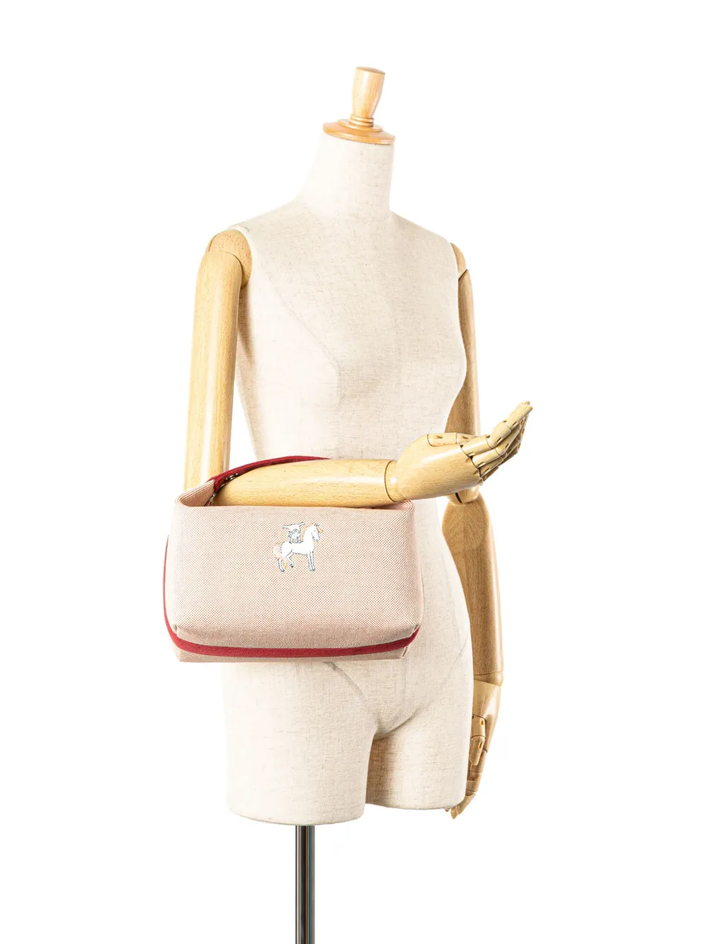 Hermès Pre-Owned 2020-2025 Large Toile Bride A Brac Cabriole Case vanity bag | Pre-Owned | Image 2