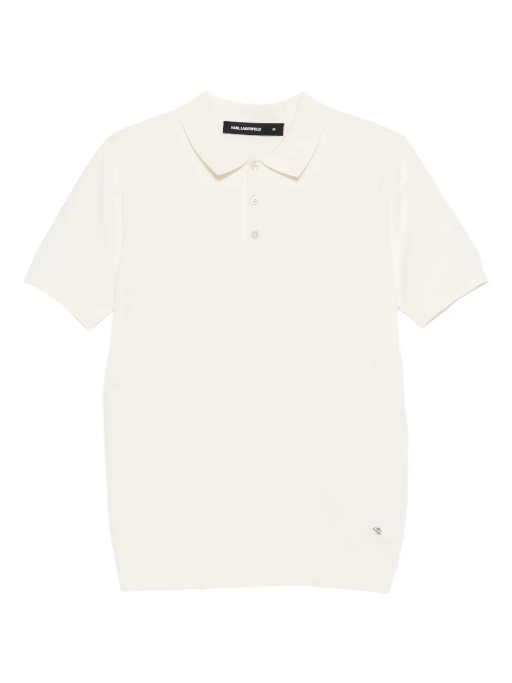 Karl Lagerfeld short-sleeved polo shirt | Neutrals | Image 1