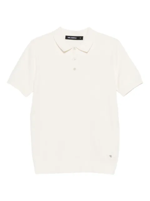 Karl Lagerfeld short-sleeved polo shirt