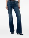 MOTHER frayed bell-bottom jeans - Blue