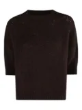 Roberto Collina crew-neck knitwear - Brown