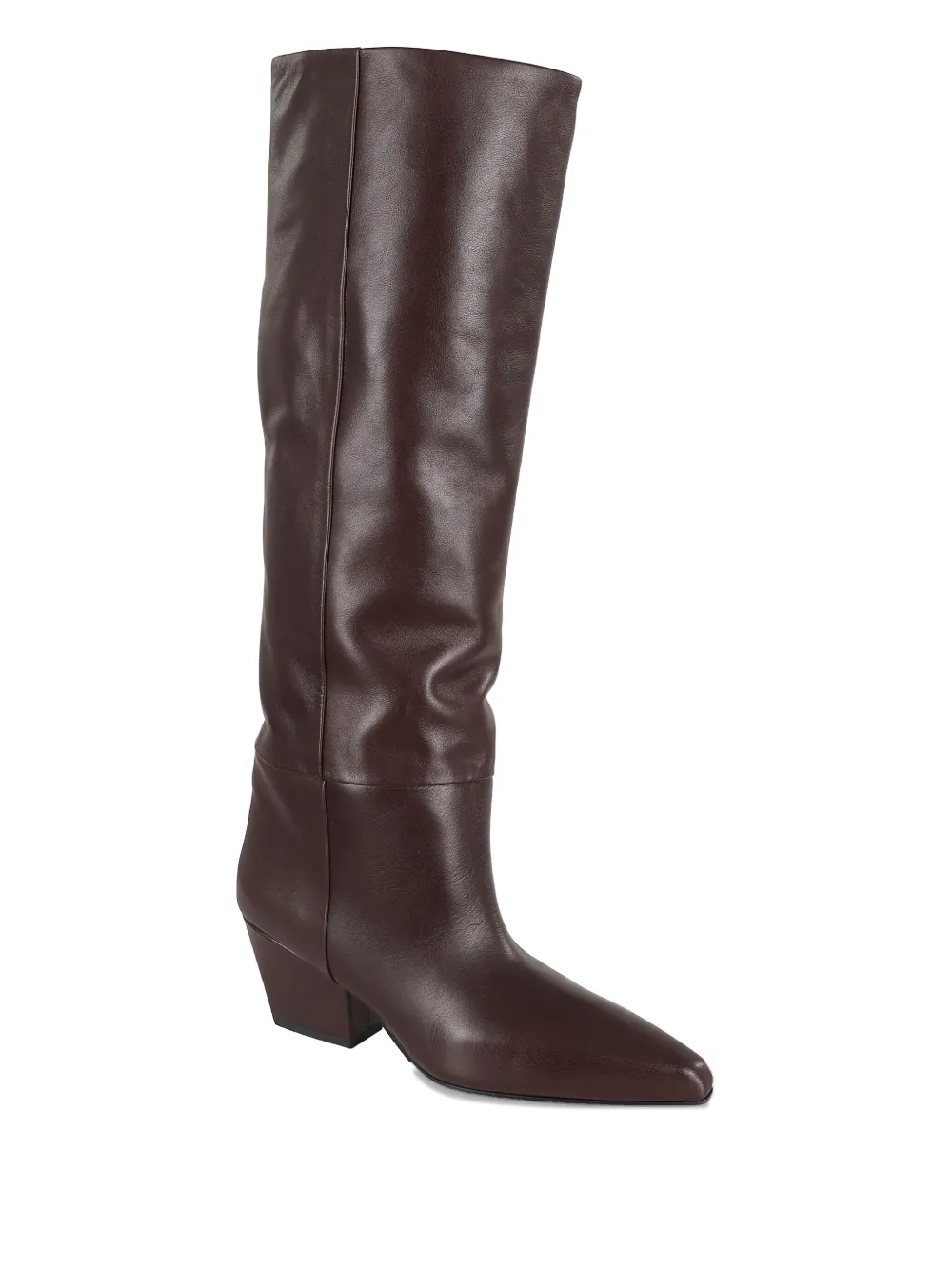 Paris Texas leather pointed-toe boots Brown