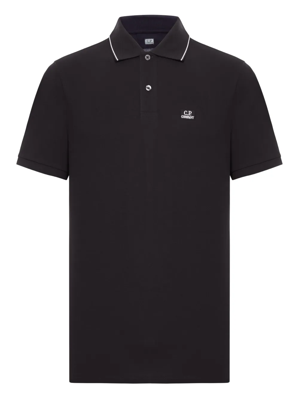 C.P. Company Poloshirt met logo Zwart
