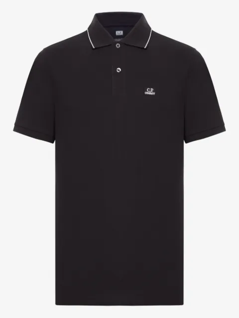 C.P. Company logo-detail polo shirt