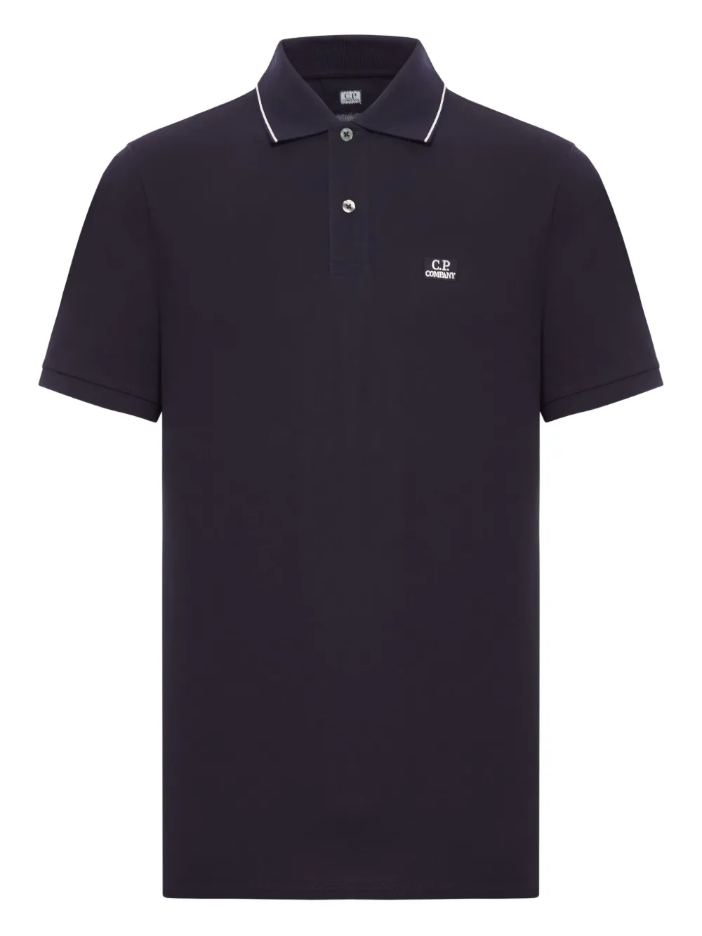 C.P. Company Poloshirt met logodetail Blauw