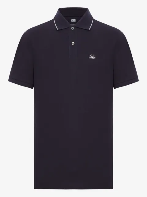 C.P. Company logo-detailed polo shirt