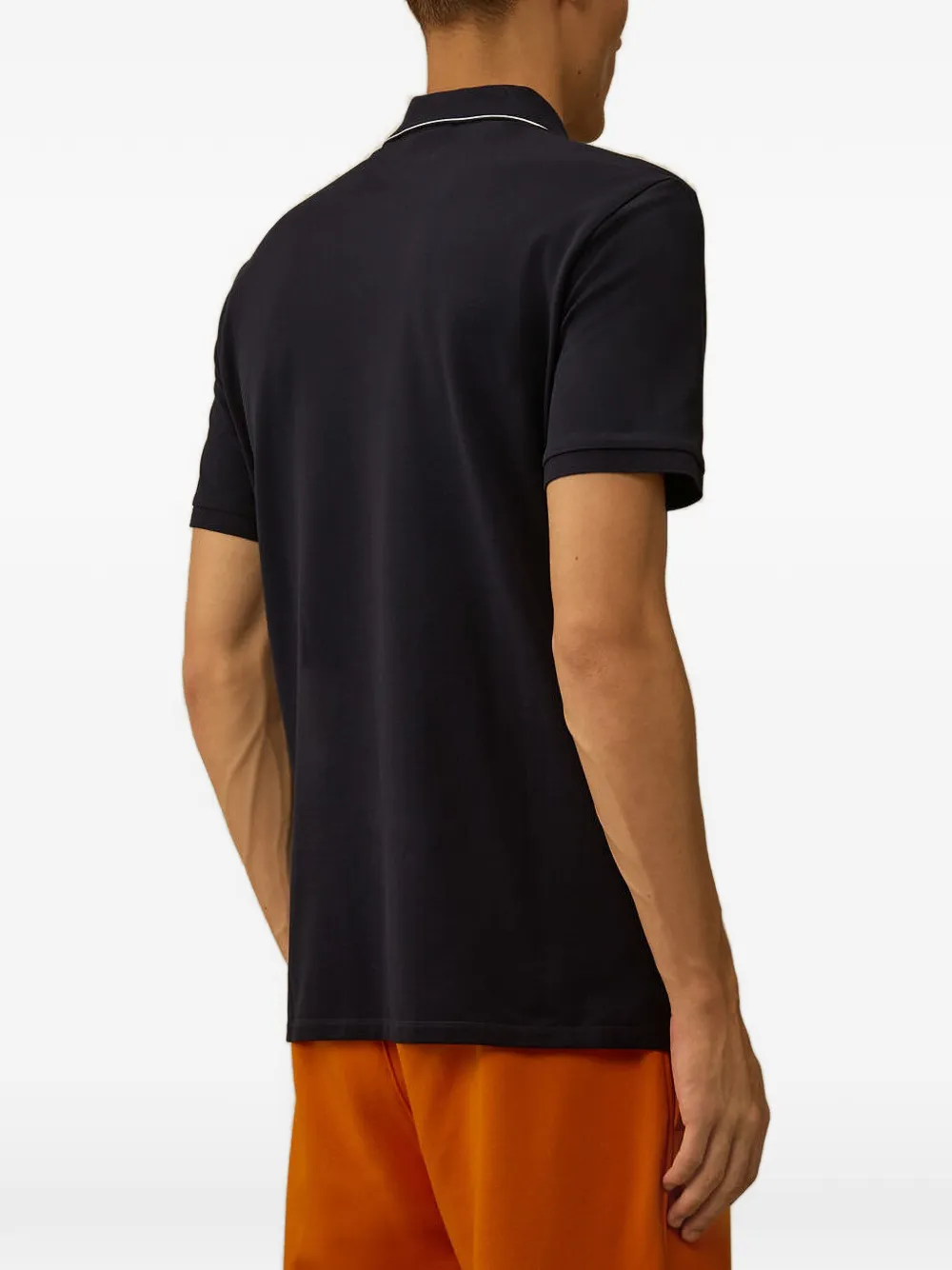 C.P. Company Poloshirt met logodetail Blauw