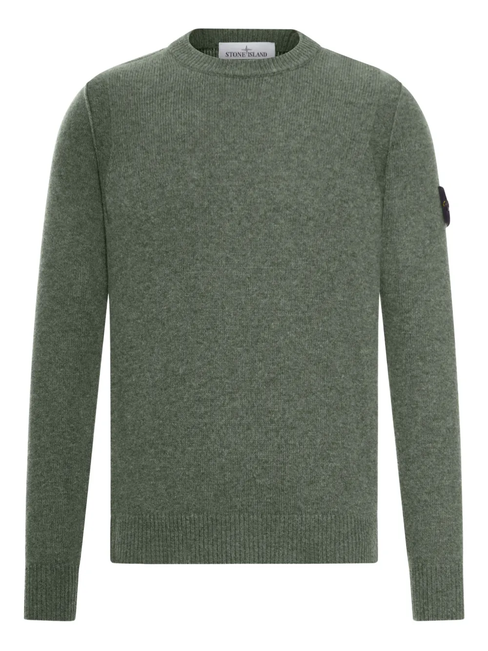 Stone Island crew-neck sweater Groen