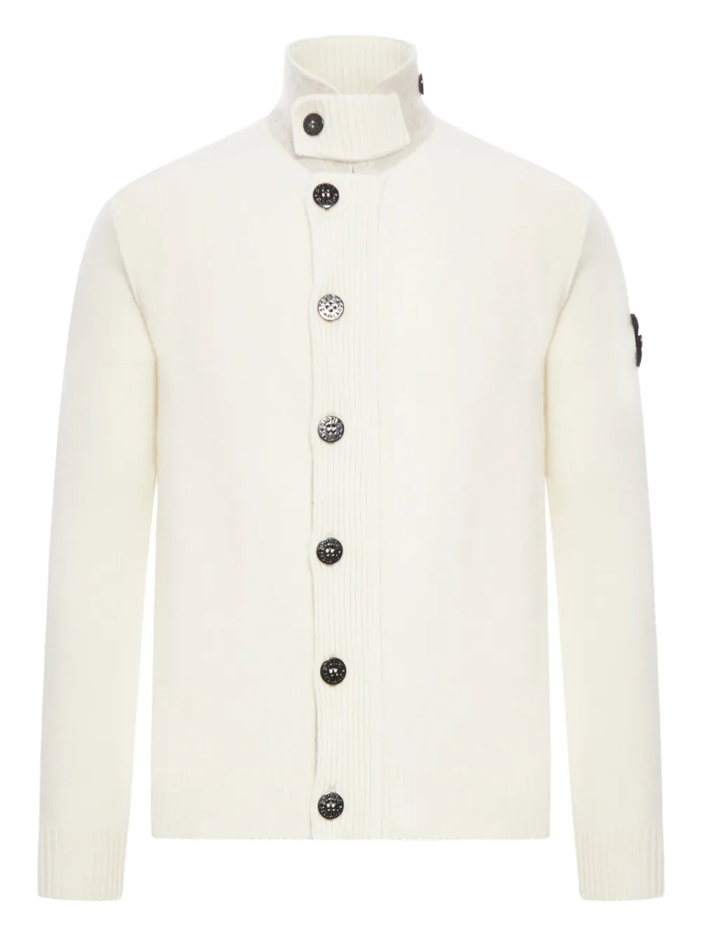 Stone Island stand up-collar cardigan | Neutrals | Image 1