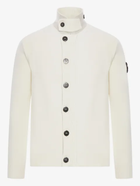 Stone Island كارديغان بياقة واقفة