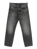 R13 logo-patch jeans - Black