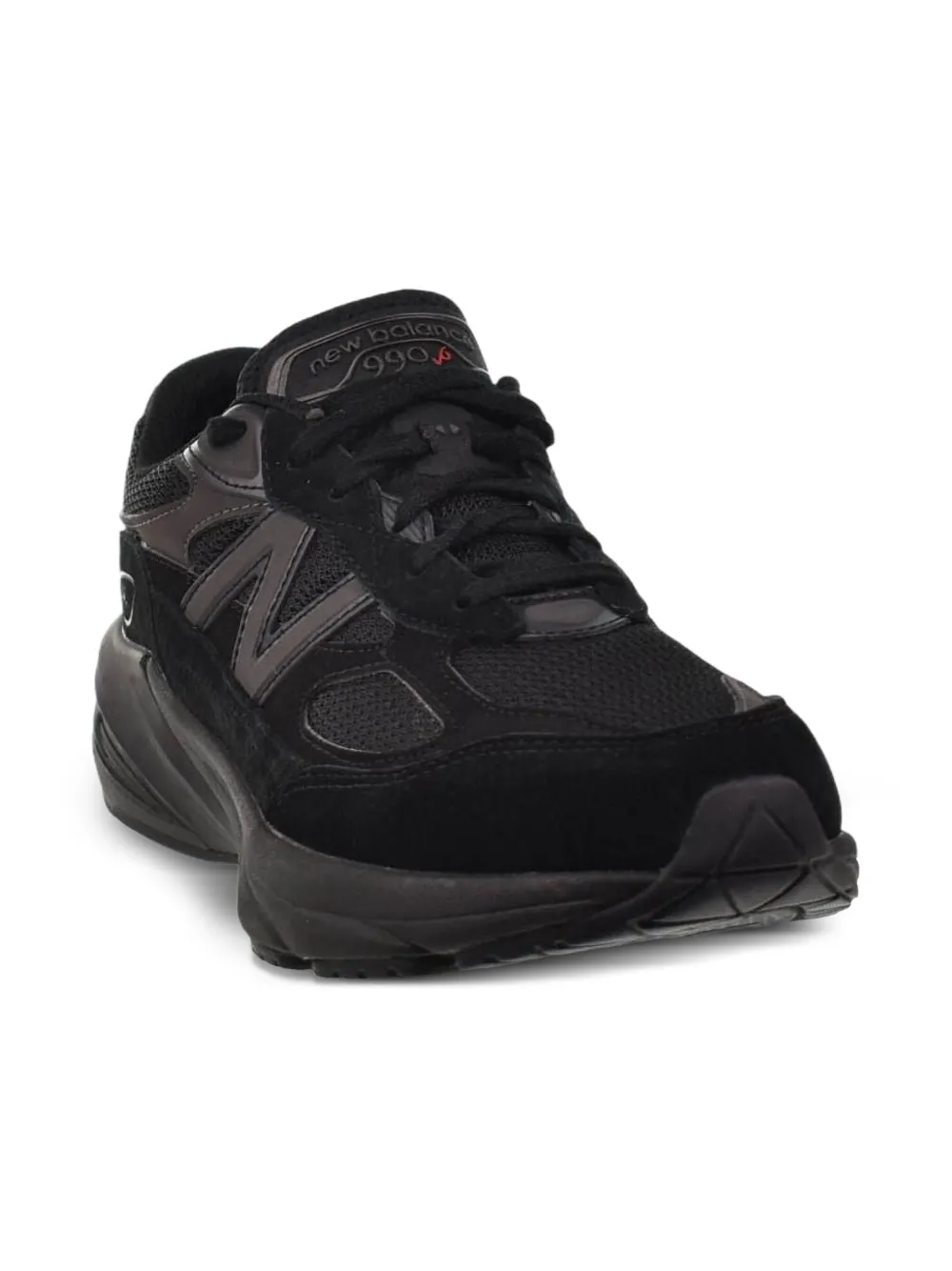 New Balance Kids 990v6 "Triple Black" sneakers