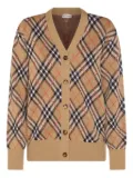 Burberry checked cardigan - Neutrals