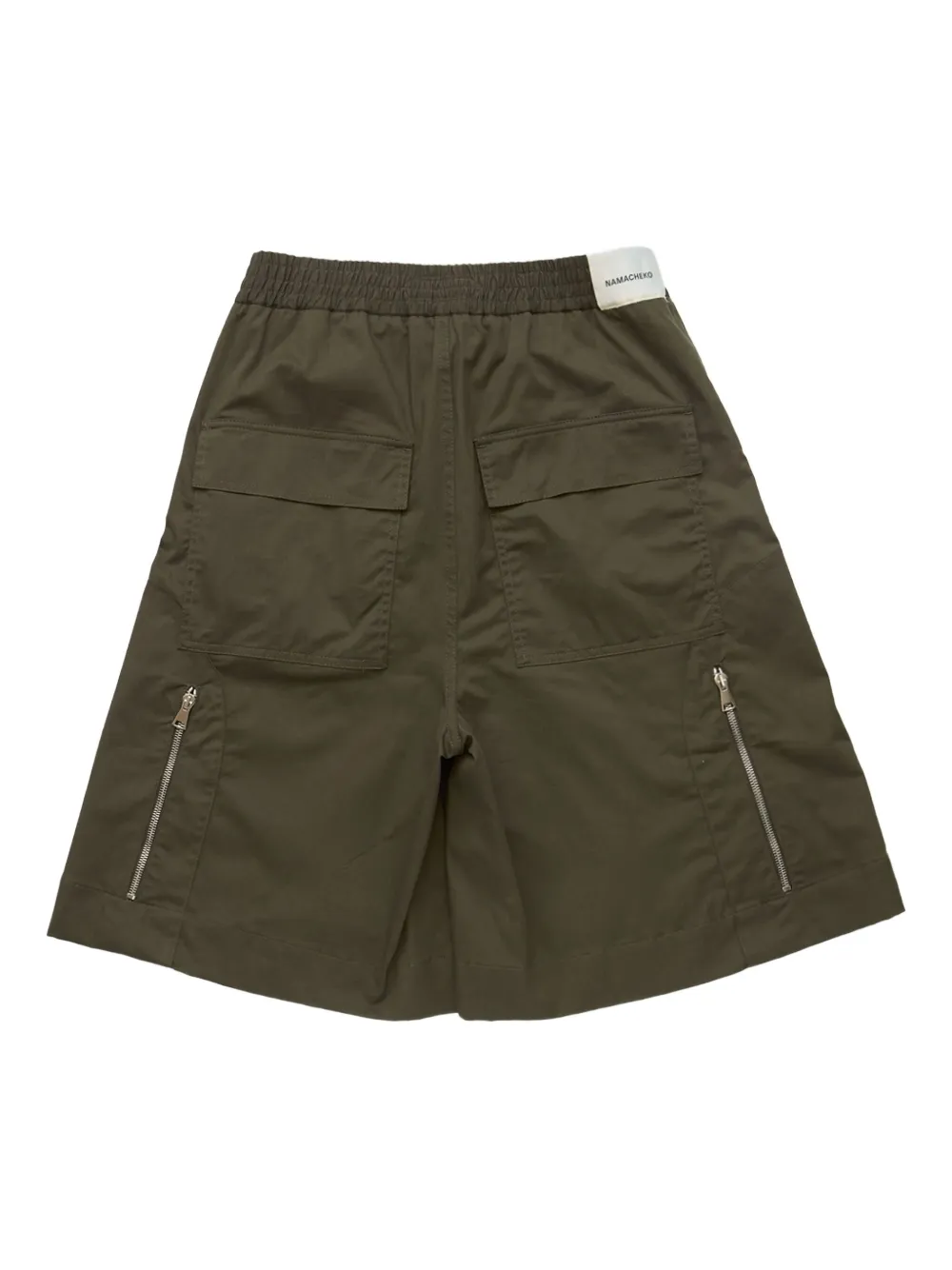 Namacheko Parachute bermuda shorts Green