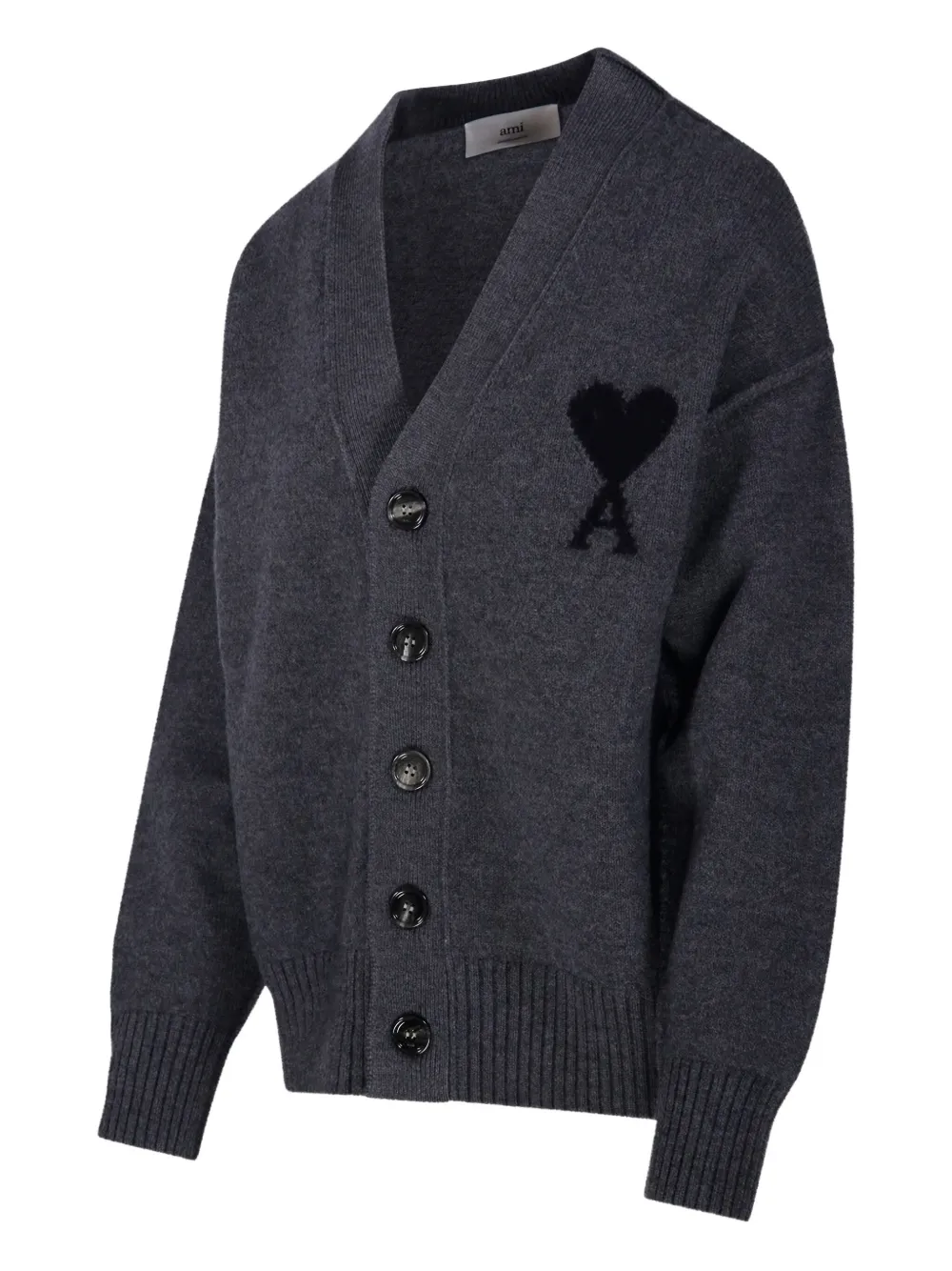 AMI Paris Ami de Coeur vest Grijs