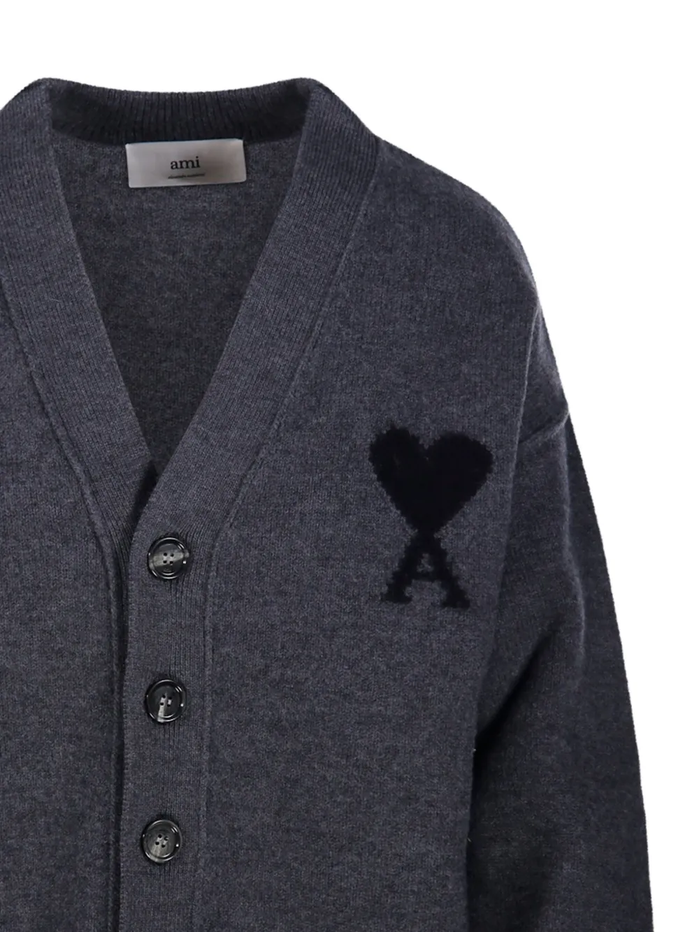 AMI Paris Ami de Coeur vest Grijs