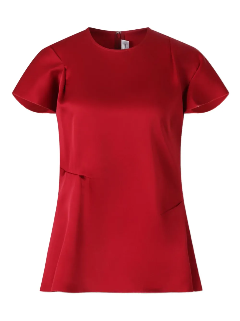 Victoria Beckham Top met korte mouwen Rood